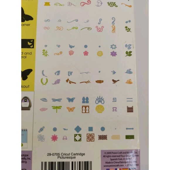 Cricut Picturesque Shapes Cartridge Provo Craft 2009 - Picture 12 of 16